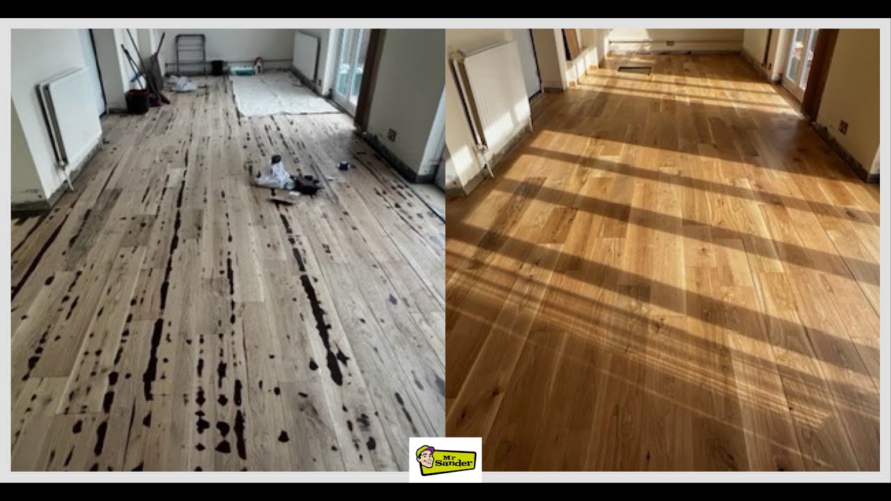 🌟 Client Review 🌟: "Professional job, great results, highly recommended!" 🪵✨ - Ian's Oak Floor 🙌