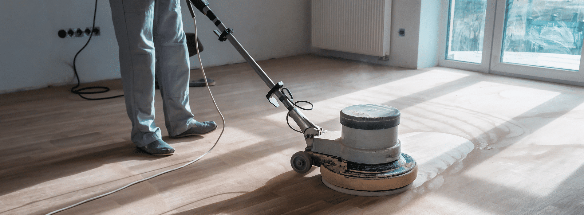 Mr Sander® use a Bona FlexiSand 1.5 buffer sander with a 407 mm size and a 1.5 kW effect in Billingsgate, EC3. It runs on 230 V power and 50/60 Hz frequency. This strong instrument is linked to a HEPA-filtered dust extraction system, ensuring a clean and efficient outcome. 