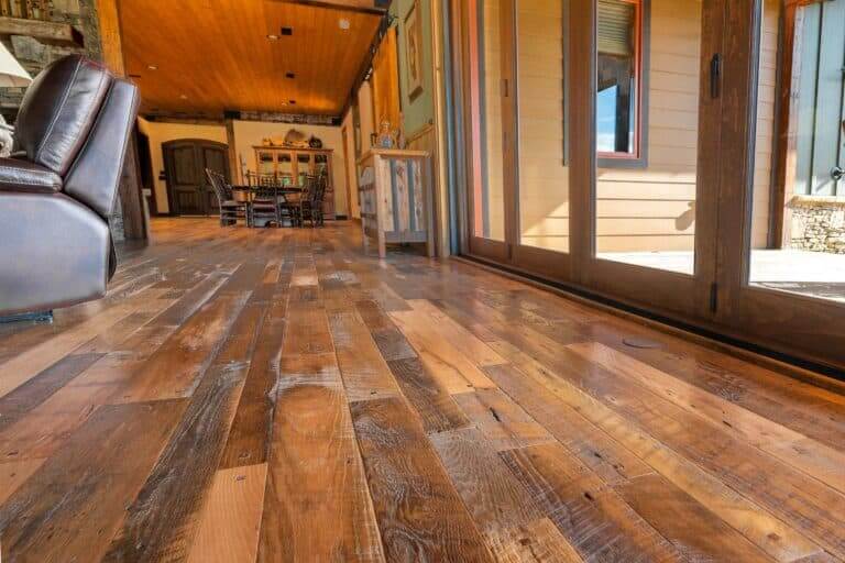Reclaimed wood flooring