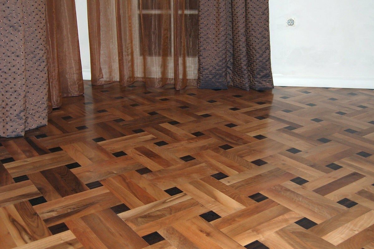 Basketweave flooring