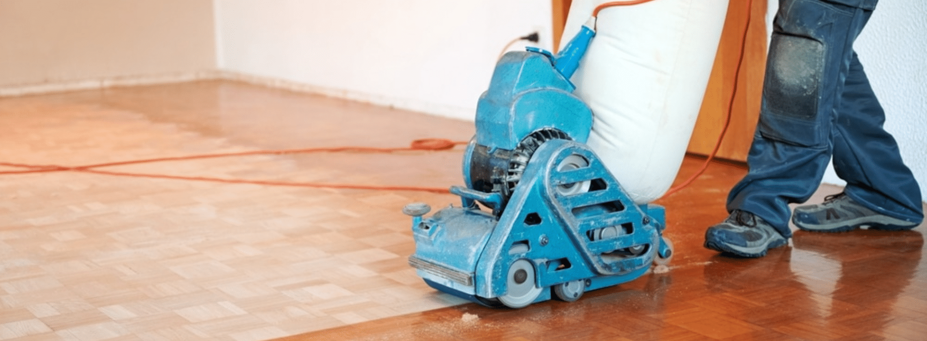 Transform your herringbone floor with Mr Sander® using a powerful Effect 1450 Voltage 230 Bona belt sander. Their dust extraction system with a HEPA filter ensures a clean and efficient result. Trust the experts for professional floor sanding services. Contact us today for a flawless finish!