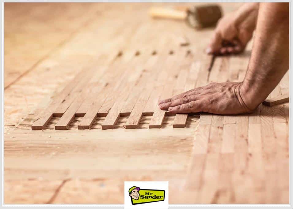 Wood floor fitting in Garthamlock G33 by Mr Sander®️, from subfloor prep to perfect finishing touches.