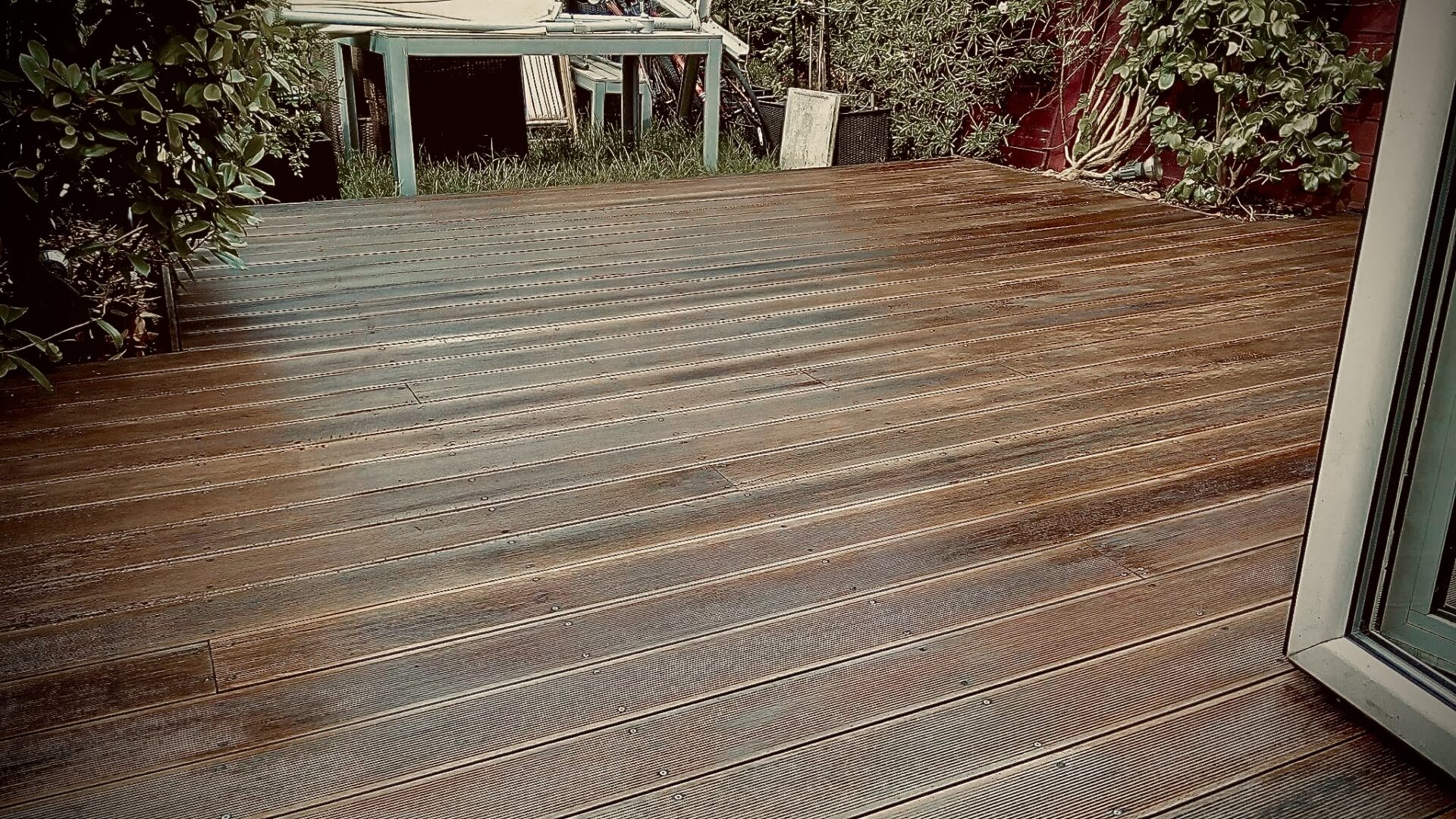 Old Wooden Deck Ready for restoration