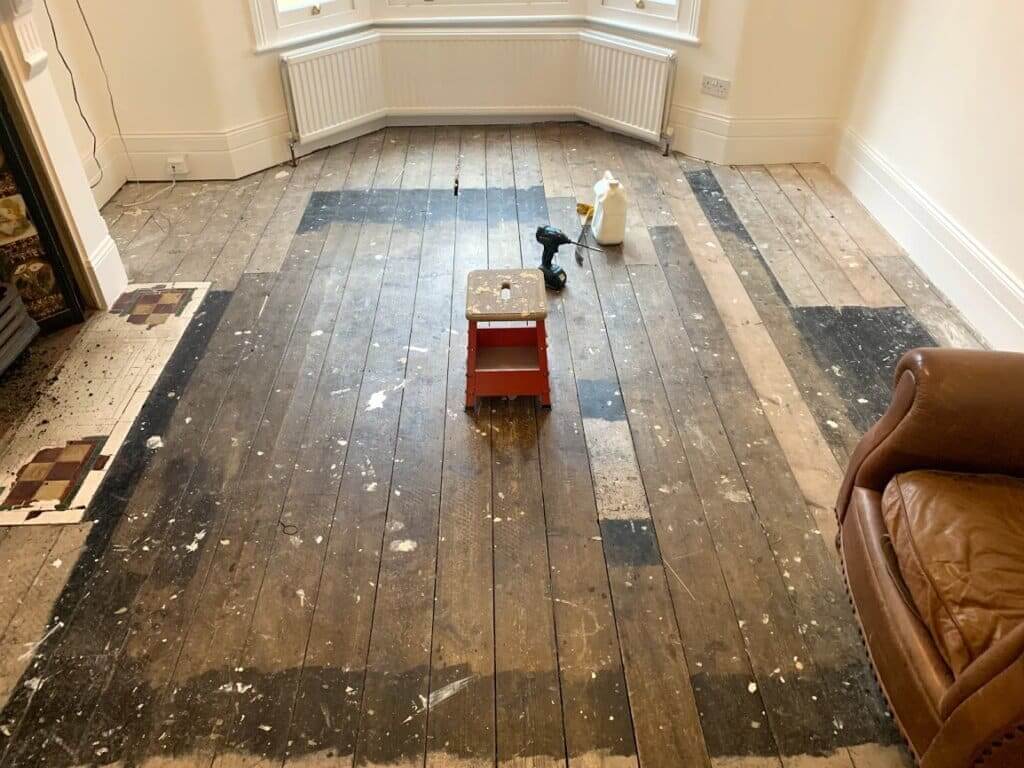 Sand Floors Diagonally