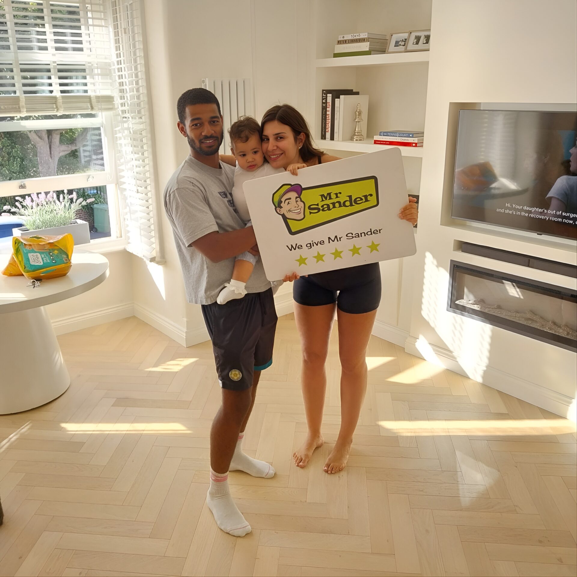 ✨ Another set of smiling faces, another floor brought back to life. It never gets old seeing our lovely customers standing proud on their freshly restored floors — and leaving us with five stars to boot. ⭐⭐⭐⭐⭐ We’re so grateful for every kind word and every happy smile. It’s what keeps us doing what we love — making homes shine and people feel chuffed to bits. No fuss. No shortcuts. Just honest craftsmanship and care that speaks for itself. Here’s to many more happy homes and glowing reviews. 💛