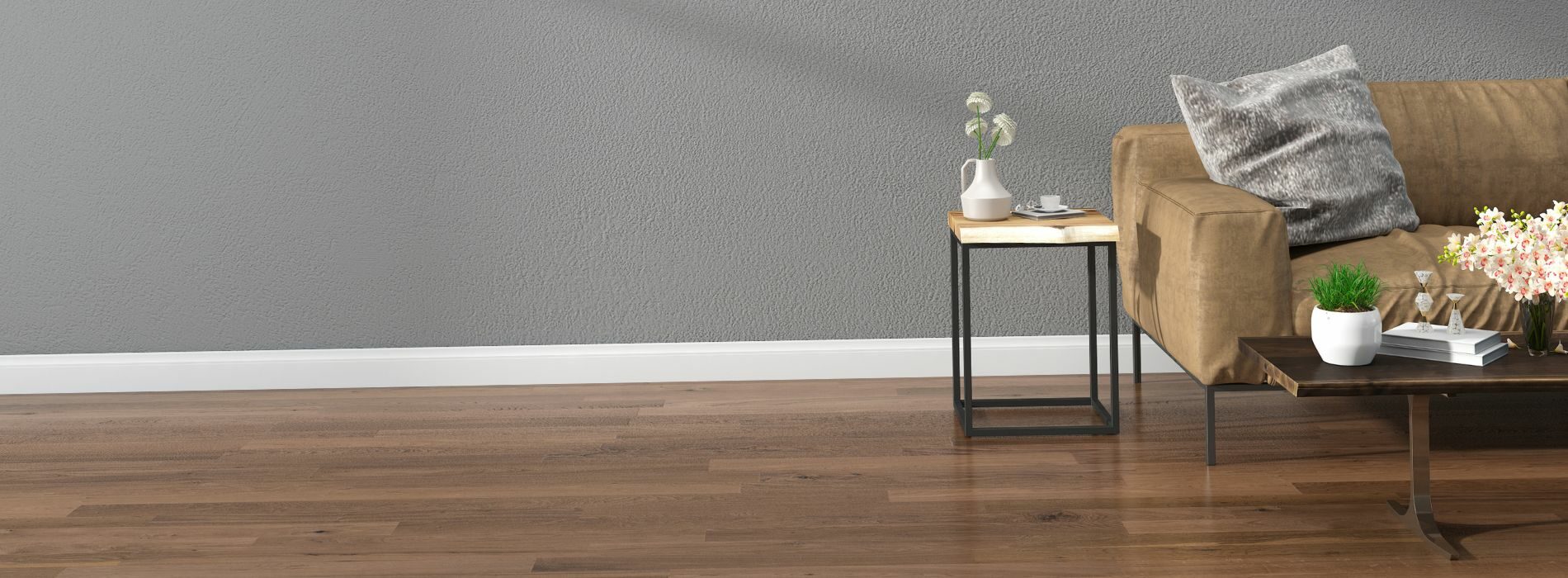 Professionally restored 6-year-old hardwood floor in Isleworth, TW7. Mr Sander® employed Bona 2.5K Frost whitewashing and Traffic HD 15% sheen matte lacquer for exceptional results. 