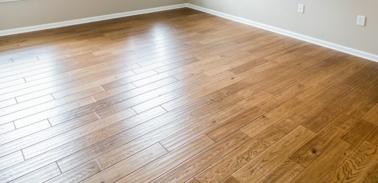 A,Shiny,,Polished,Hardwood,Floor,In,A,New,Home