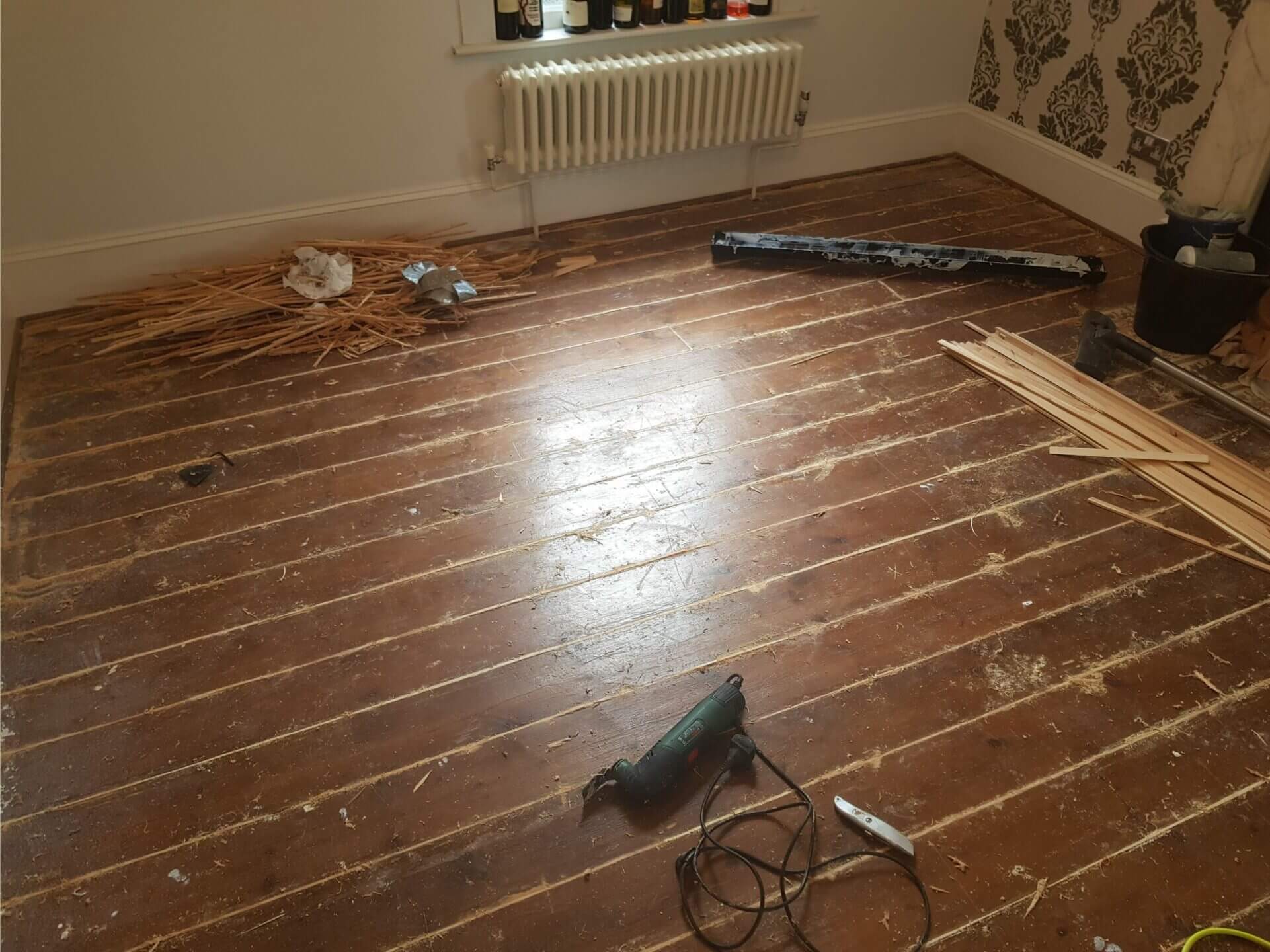 Sand and Refinish Wooden Floors