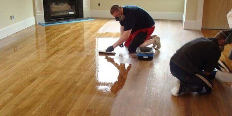 Refinishing bamboo floors