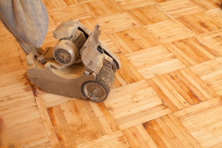 Sanding Parquet Floors