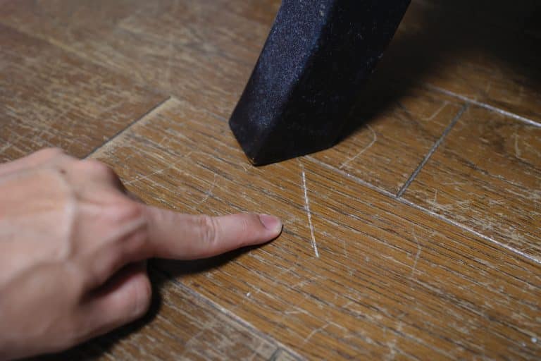 There,Are,Numerous,Scratches,On,The,Floor,,Scraped,By,The