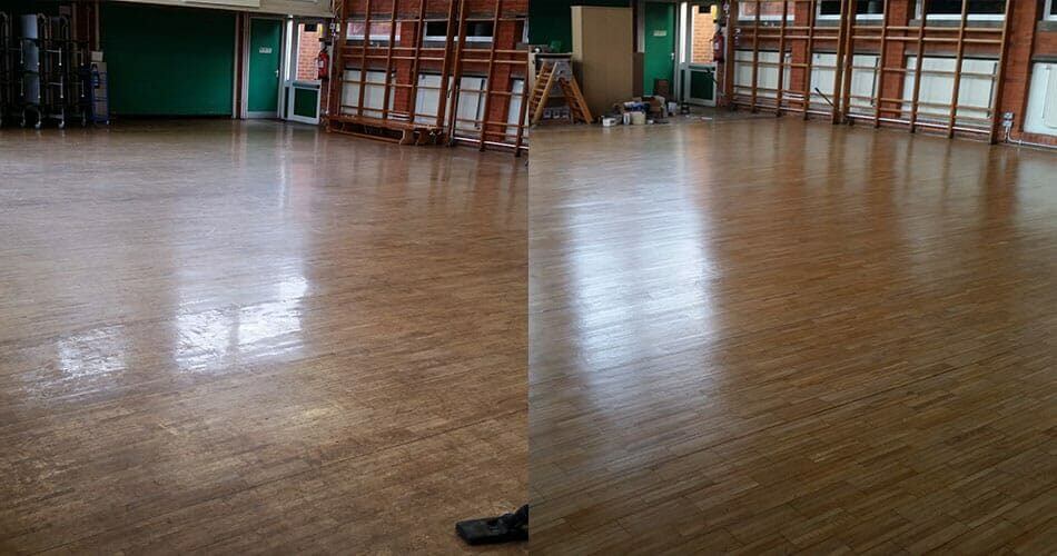 Spring Grove Primary School with newly refurbished floors.