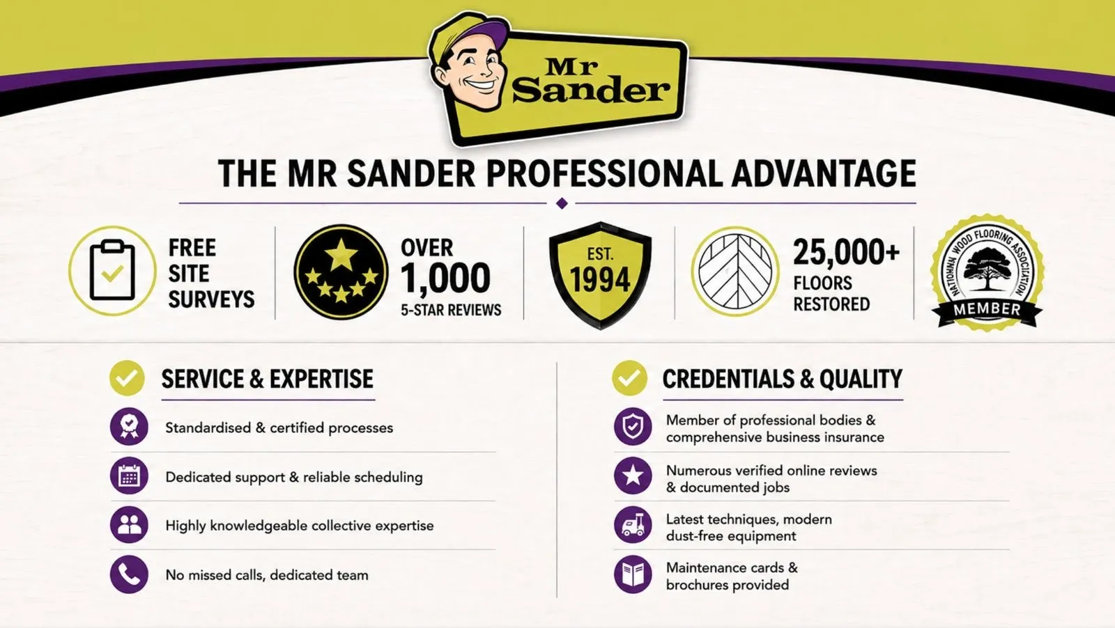 The Mr Sander Professional Advantage