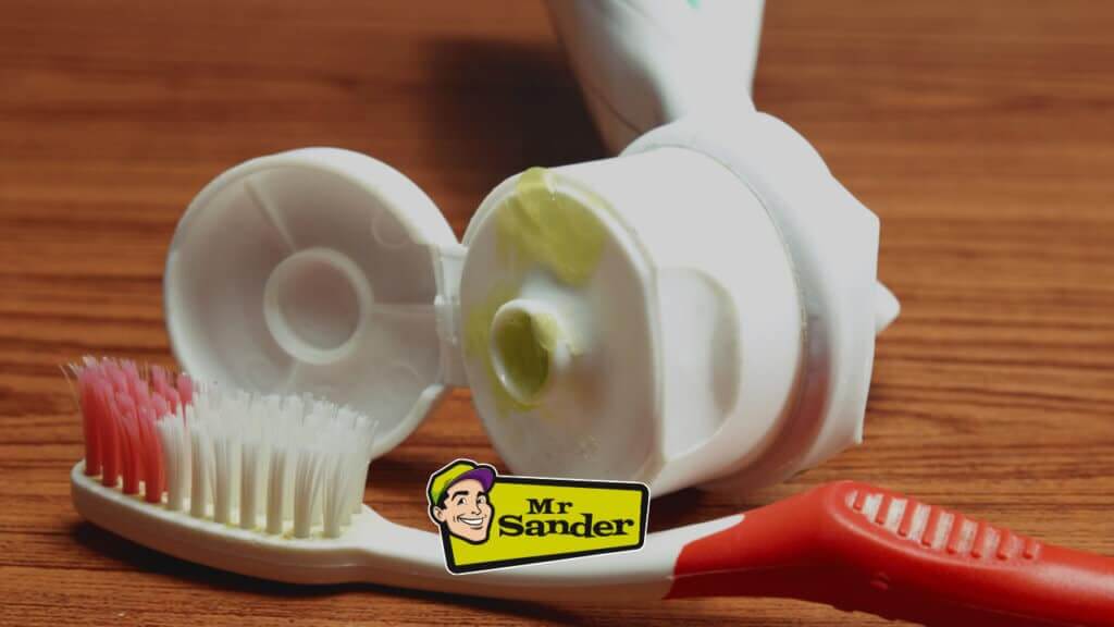 What does toothpaste do to wood floors? Mr Sander®