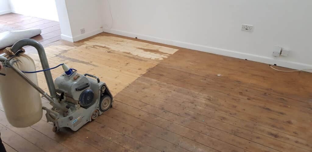 Sand Floors Diagonally