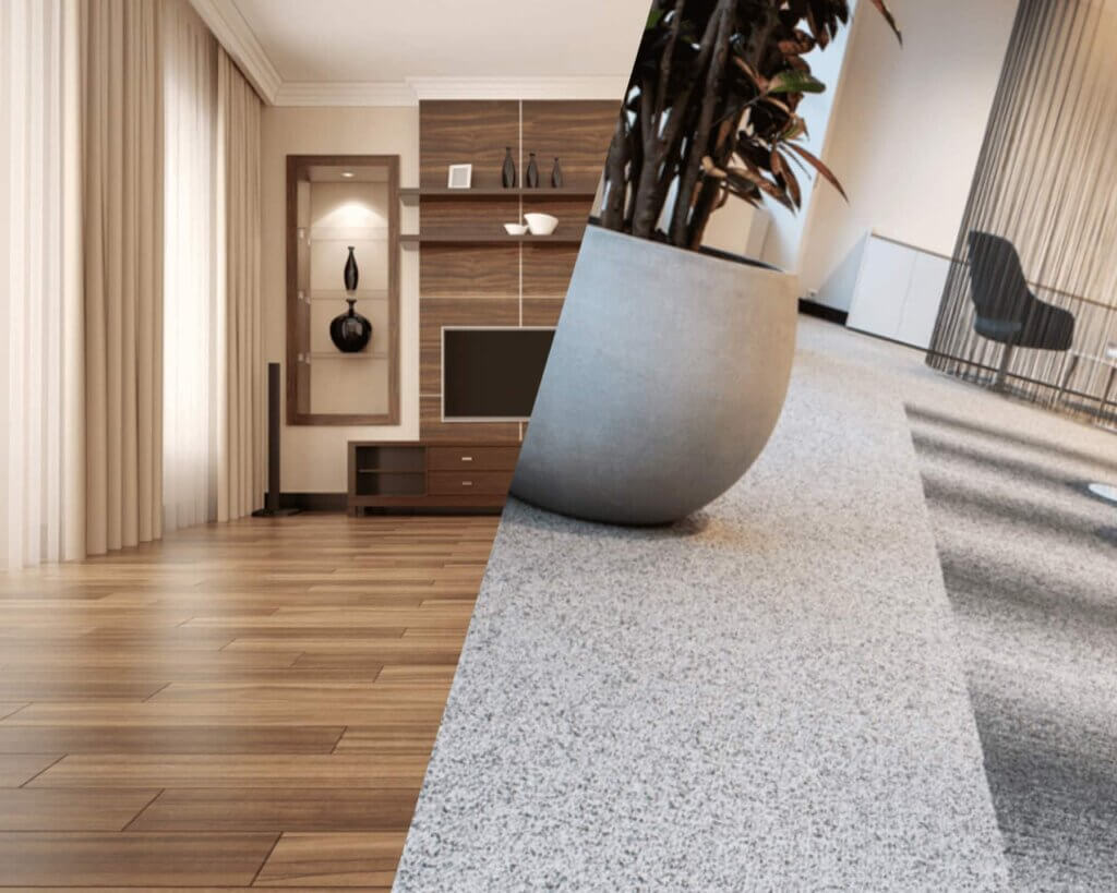 Wooden Floors vs. Carpets