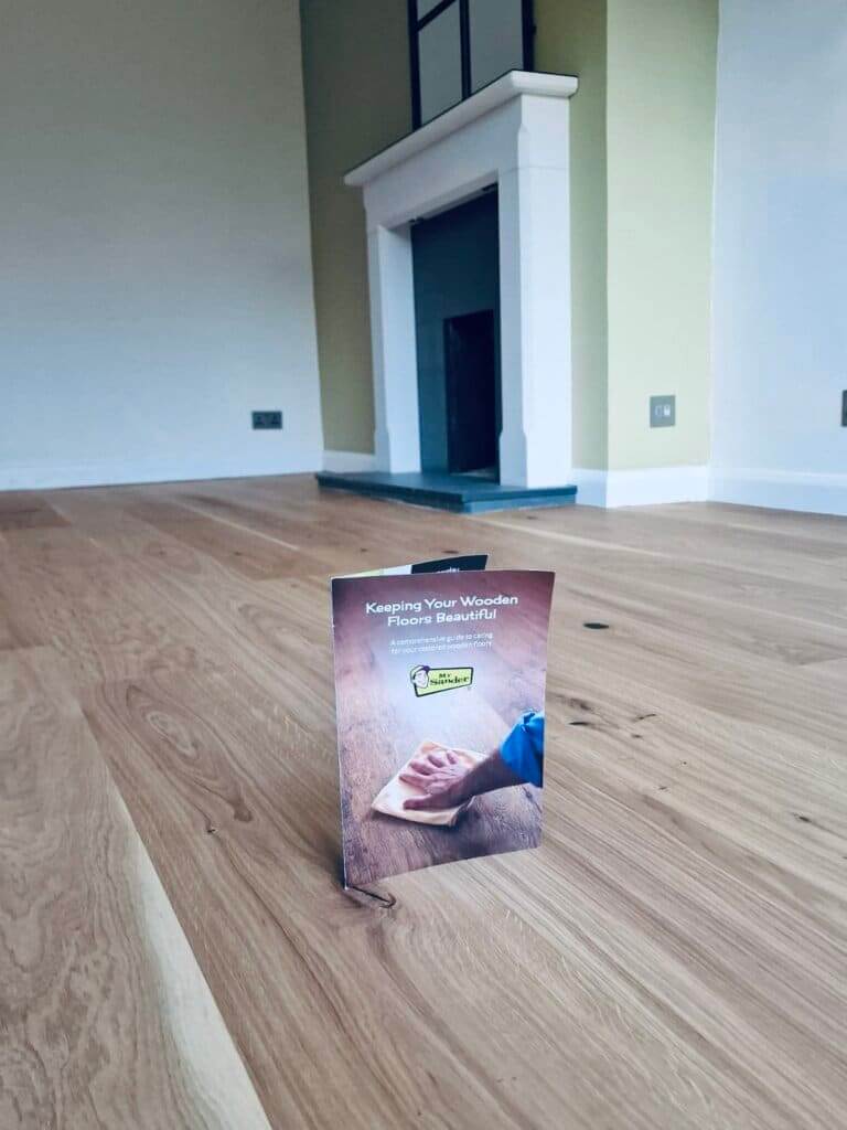 Mr Sander® completed oak floor fitting project in Upstreet CT3.