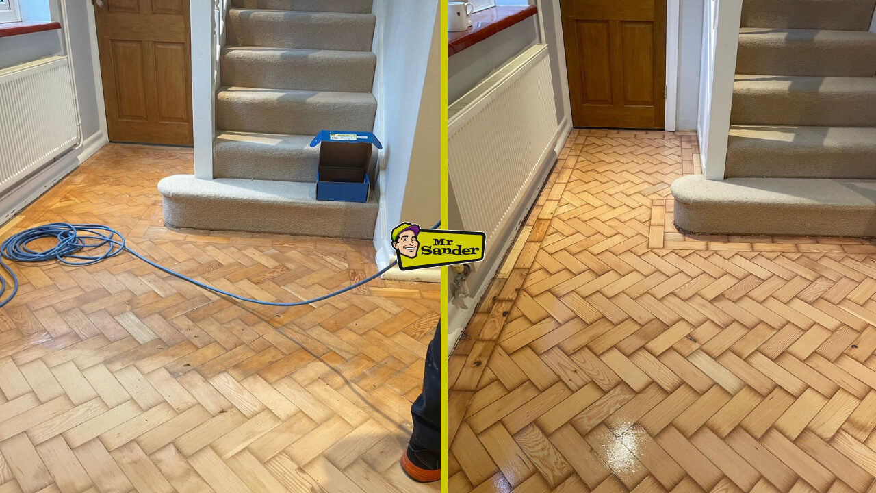 beautifully restored parquet floors