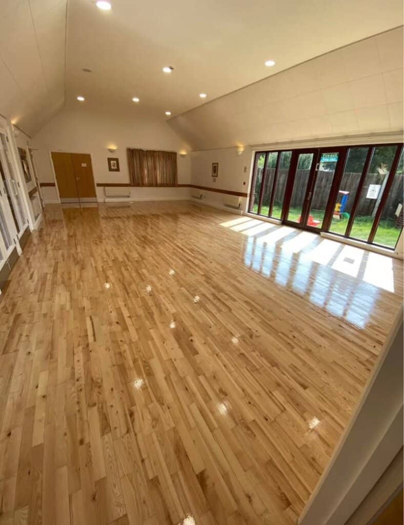 Commercial premises in Upstreet CT3 benefitting from new wood floor fitting by Mr Sander®.