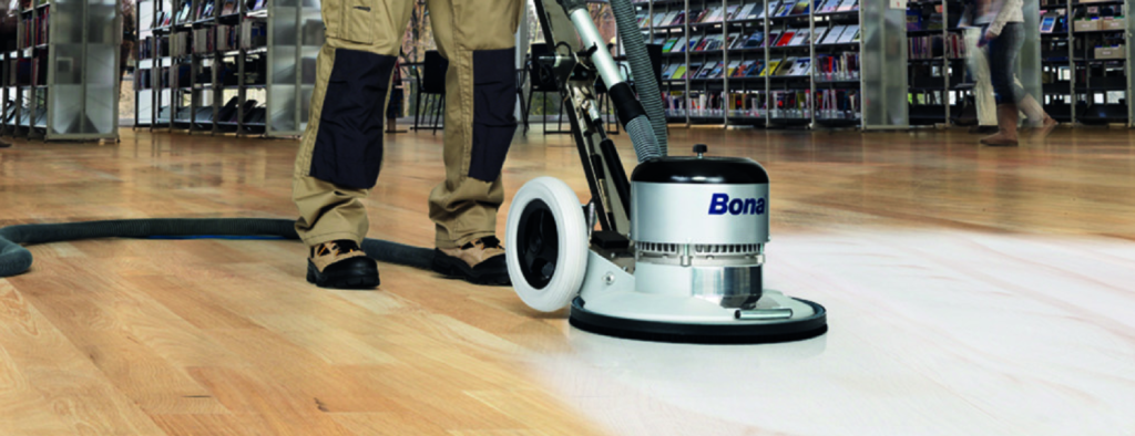 Mr Sander Dust-Free Floor Sanding and Libraries on Oak Hardwood Floor