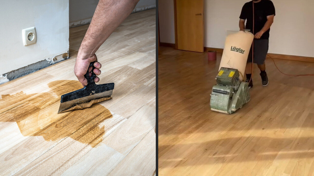 Gap Filling and Sanding