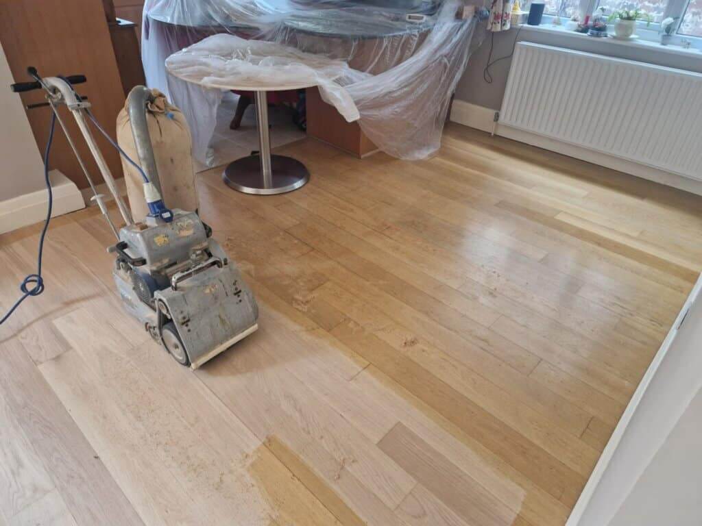 Solid Wood Floors sanding