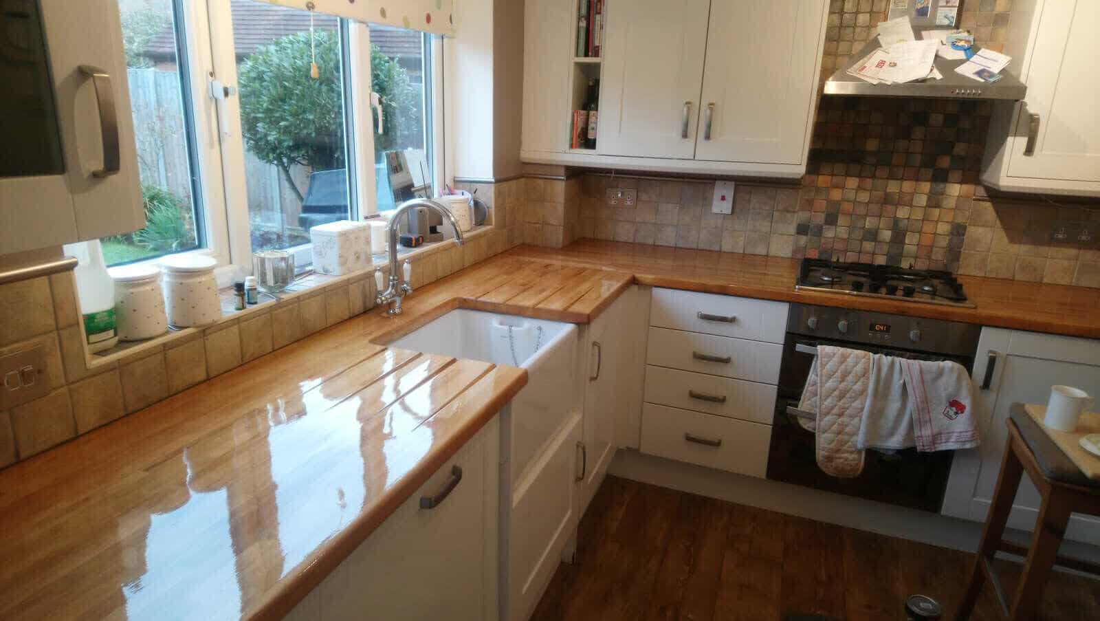Is Oiling an Old Kitchen Worktop Worth It? Mr Sander®