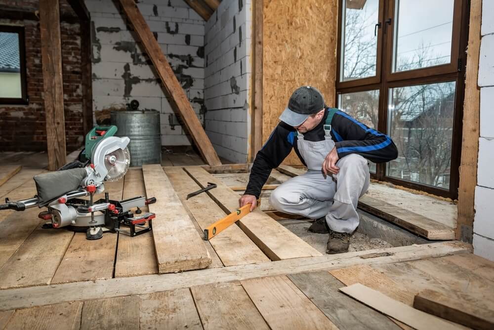 What is the cheapest way to level an uneven floor? Mr Sander®