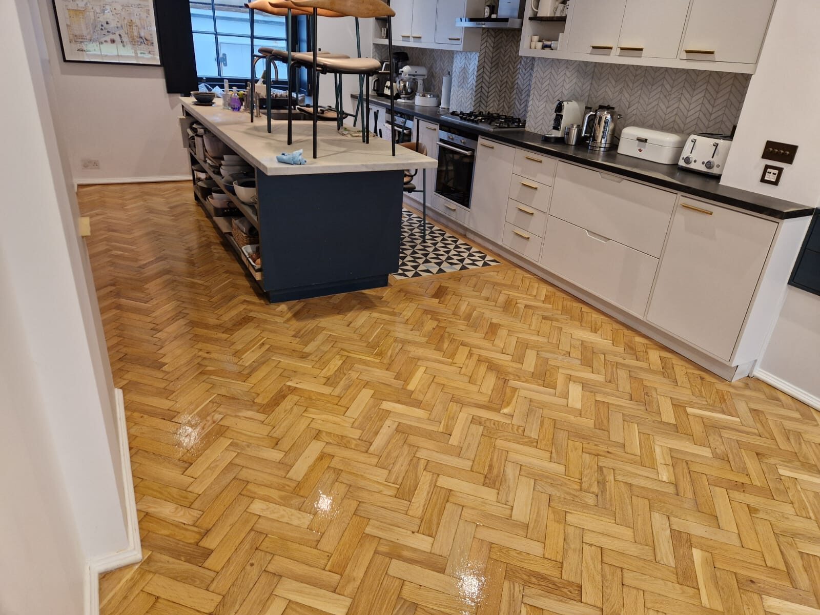 Parquet In Kitchens: Brave? Brilliant? Both. | Mr Sander®