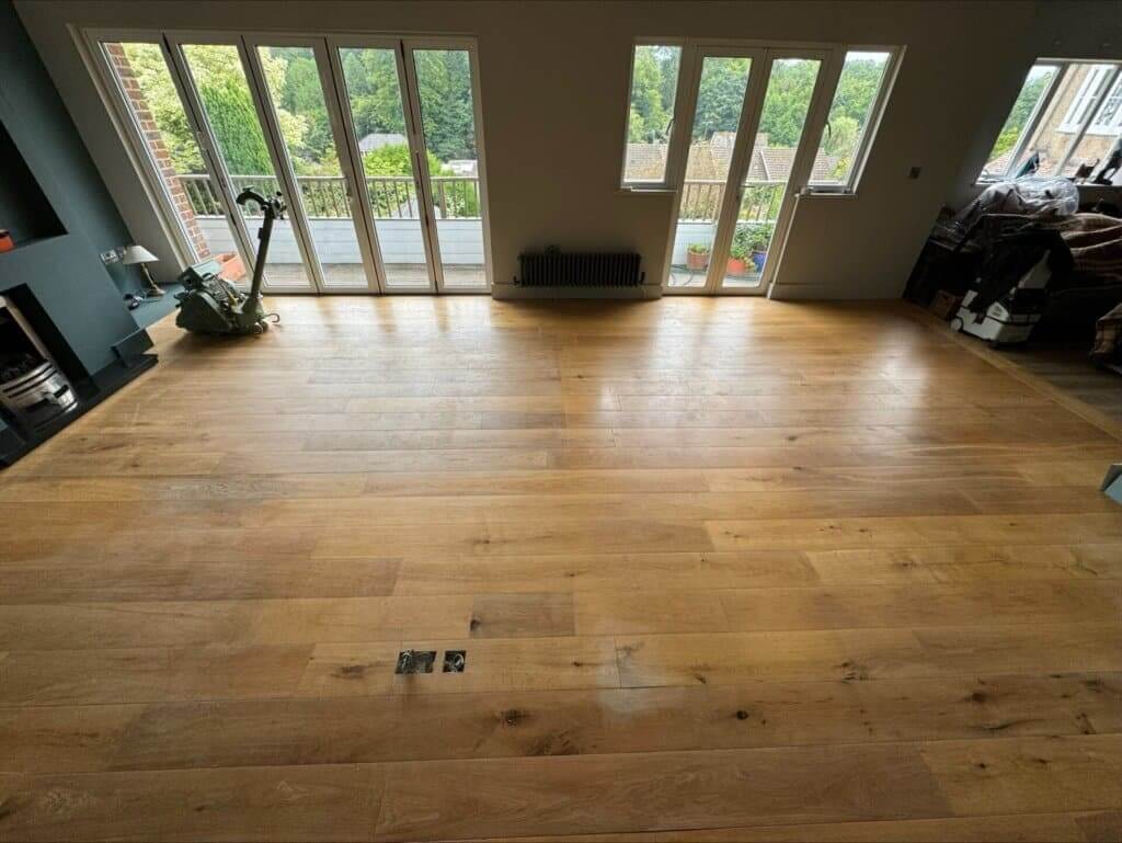 What to do before sanding floors?