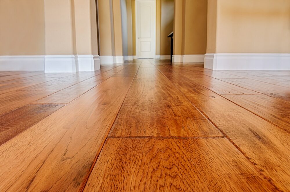 refinished wooden floor