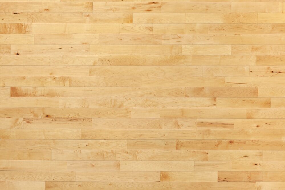 Maple hardwood flooring