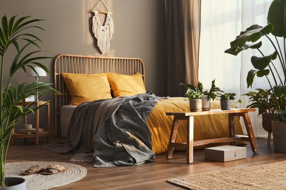 Stylish Bedroom Wood Flooring