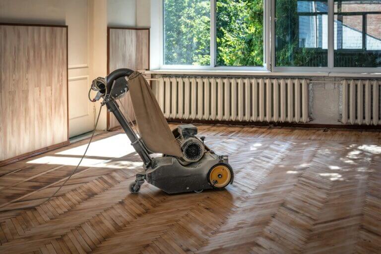 Professional,Grinding,Machine,For,Parquet,Floor.,Industrial,Theme