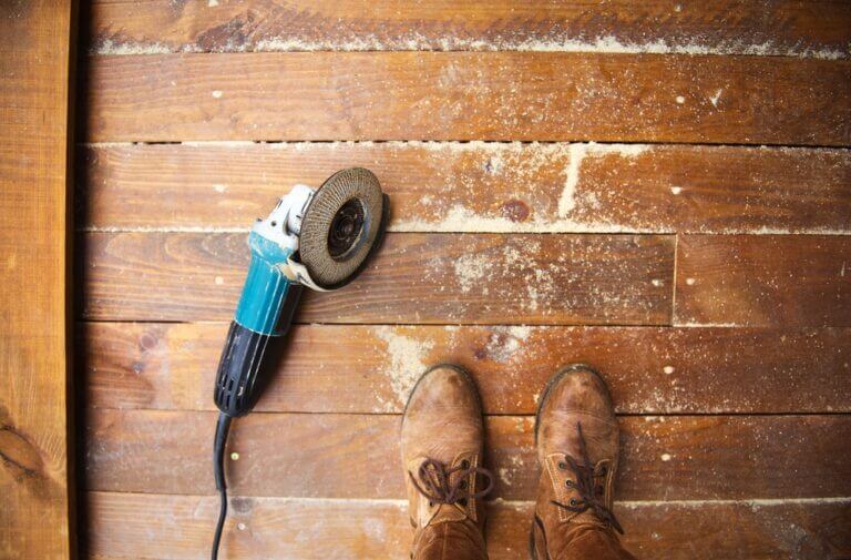 DIY wood floor Sanding
