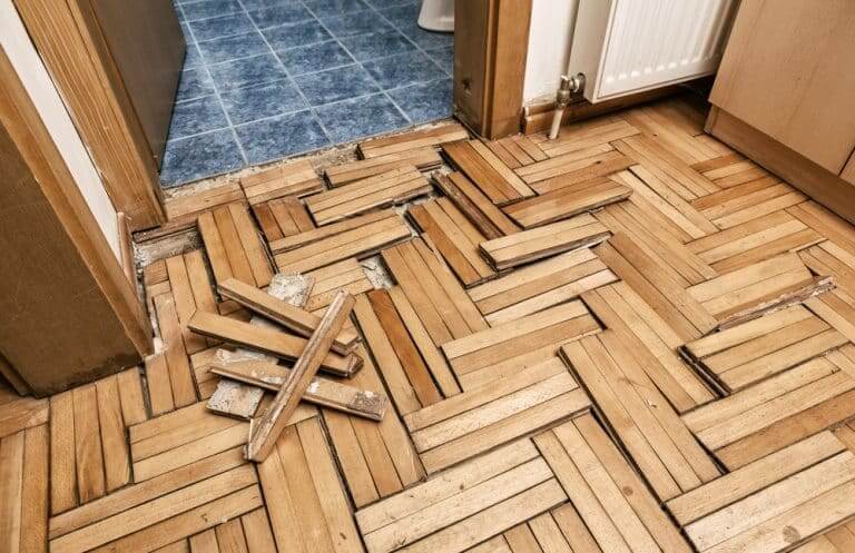 damage wood floor restoration