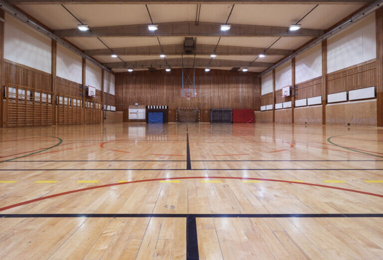 Interior,Of,An,Old,Gymhall