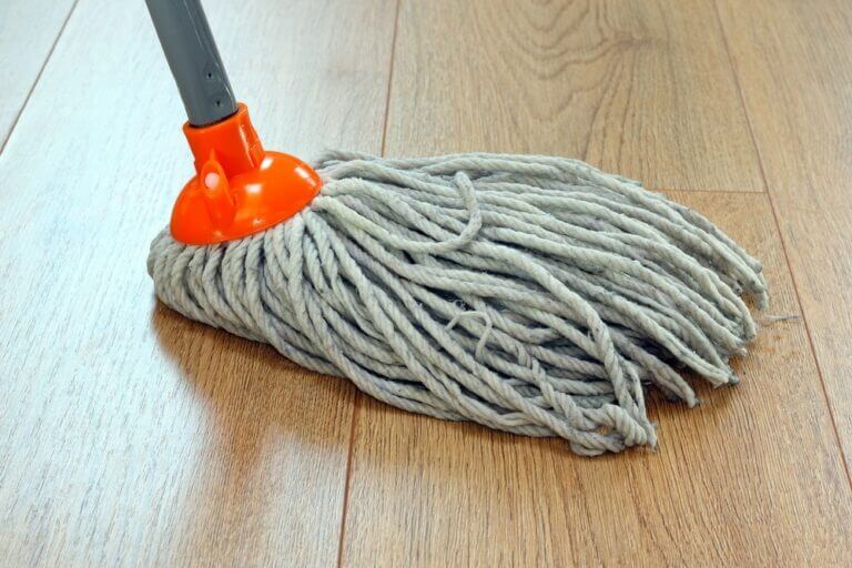 Detail,Of,A,Mop,Cleaning,Wooden,Floor